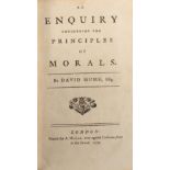 Hume, David An Enquiry Concerning the Principles of Morals. Printed for A. Millar, over-against