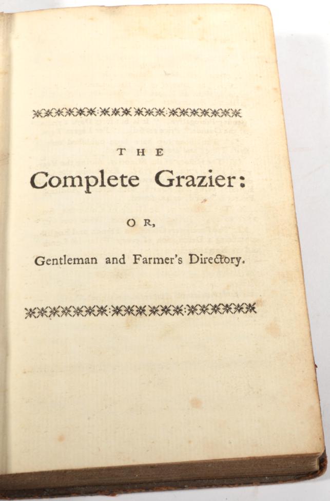 A Country Gentleman The Complete Grazier: or, Gentleman and Farmer's Directory. Printed for J. - Image 2 of 2