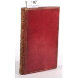 GRAY (Thomas) Poems. Printed for J. Dodsley, 1768. 8vo, full red straight-grain morocco, boards
