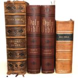 Three 19th Century Bibles Oxford: Printed at the Clarendon Press by Samuel Collingwood and Co.,