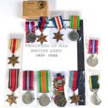 A Second World War Group of Five Medals, awarded to 4390708. PTE.H.JOWERS. FORESTERS, comprising