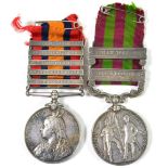 India General Service 1895-1902 and Queen's South Africa Medal Pair, to 2538 Sergt. (later Q.-M.-