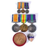 A First World War Trio, awarded to CAPT.W.PHILP, comprising a British War Medal, Victory Medal and