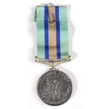 A Royal Observer Corps Medal, Elizabeth II (C), awarded to OBSERVER F ATKINSON, in box of issue