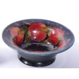 A William Moorcroft Pomegranate pedestal bowl