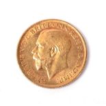 A George V 1914 sovereign