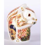 A Royal Crown Derby paperweight, Stoney Middleton Squirrel, limited edition number 391/500, with