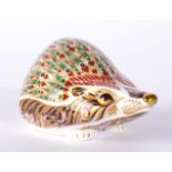 A Royal Crown Derby paperweight, Ashbourne Hedgehog, limited edition number 297/500, with