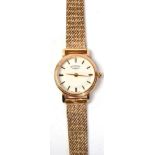 A lady's 9 carat gold wristwatch signed Rotary