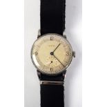 A stainless steel gents wristwatch, signed Zenith