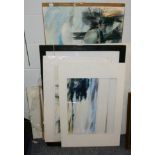 Harold Wharfe (1916-1999) A group of landscape watercolours, mostly unframed, various sizes,