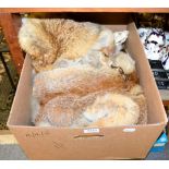 Hides/Pelts: A Quantity of European Animal Pelts, six Red Fox pelts, ten Pine Marten pelts, two Pole