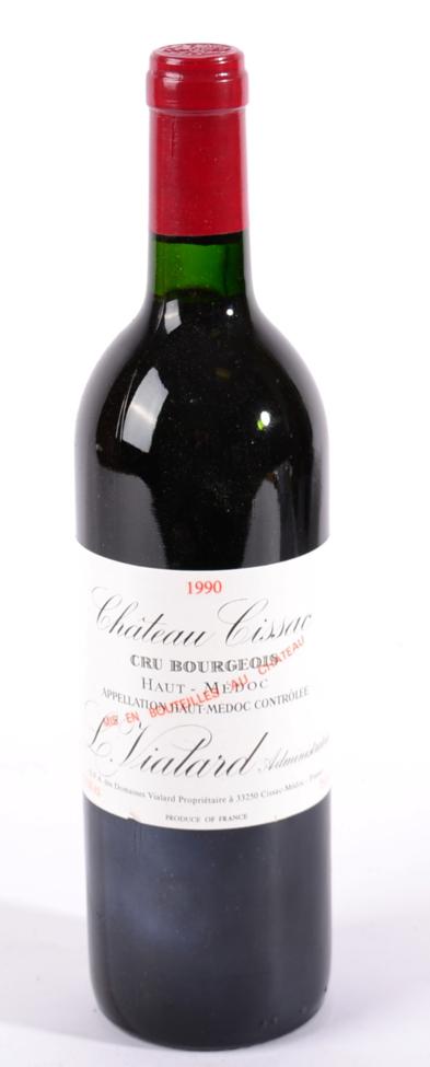 Chateau Cissac 1990 Haut Medoc, 12 bottles owc