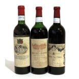 Chateau Rausan Segla 1962 Margaux 1 bottle in, Chateau Beausite 1964 Saint Estephe 1 bottle ums,