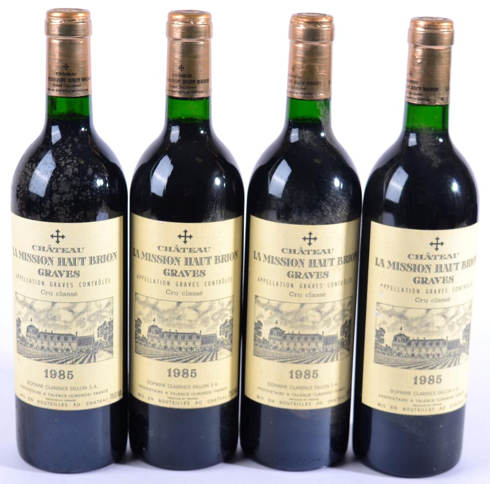 Chateau La Mission Haut Brion 1985 Pessac-Leognan 4 bottles