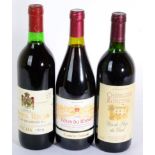 27 bottles of wine to include Chateau Tassin 2002 1 bottle, Torrealba Rioja Crianza 1985 1 bottle,