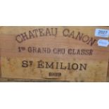 Chateau Canon 1989 Saint Emilion 12 bottles owc 92/100 Robert Parker