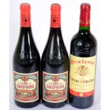 24 bottles of wine to include Chateau Roc de Lussac Saint Emilion, 2005, 2006, 2007 & 2009