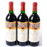 Chateau Mouton Rothschild 1987 Pauillac 3 bottles