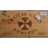 Chateau Gazin 1990 Pomerol 12 bottles owc 91/100 Robert Parker June 2009