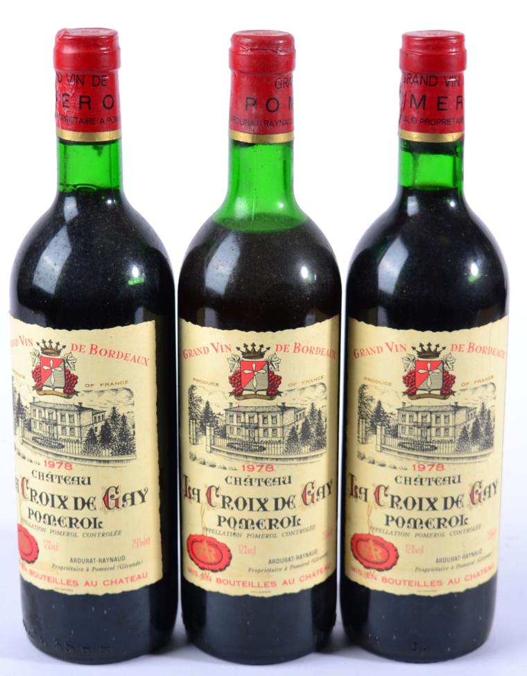 Chateau La Croix de Gay Pomerol 1978 11 bottles
