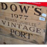 Dow's Silver Jubilee Vintage Port 1977 5 bottles