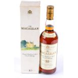 Macallan 10 YO, with original box, 1 bottle