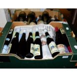 Assorted bottles to include Blue Nun 1955 9 half bottles and Cabinet Wine 1949 14 bottles, (23