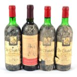 Chateau Le Chatelet 1978 3 bottles. Could this be the wine referred to in the famous Monty Python