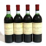 Chateau Trotanoy 1970 Pomerol 4 bottles