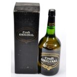 Assorted wines to include Croft Original Fine Old Pale Cream Sherry with embossed 'Croft' logo