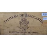 Chateau de Beaucastel Chateauneuf de Pape 1997 12 bottles