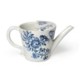 A Lowestoft Porcelain Feeding Cup, circa 1775, of bucket form with loop handle, transfer printed