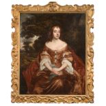 Circle of Sir Peter Lely (1618-1680) Dutch Three quarter length portrait of Lady Diana Sidney,