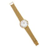 An 18ct Gold Wristwatch, signed Longines, model: Prestige, ref: L7 872 6, circa 2000, quartz