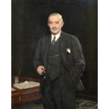 Harold Knight RA (1874-1961) Portrait of H J Mitchell, President of ICI (1936-1938) Signed, oil on