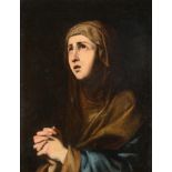 Attributed to Onofrio Palumbo (17th century) Italian The Mater Dolorosa (after Jusepe de Ribera) Oil