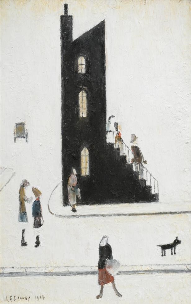 Laurence Stephen Lowry RA (1887-1976) ''The End House'', Signed and dated 1966, inscribed on an