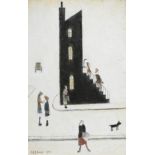 Laurence Stephen Lowry RA (1887-1976) ''The End House'', Signed and dated 1966, inscribed on an