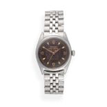 A Stainless Steel Automatic Centre Seconds Wristwatch, signed Rolex, Oyster Perpetual, Super