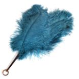 A Circa 1900-10 Ostrich Feather Hand Fan, of the type normally seen for presentation to Court,