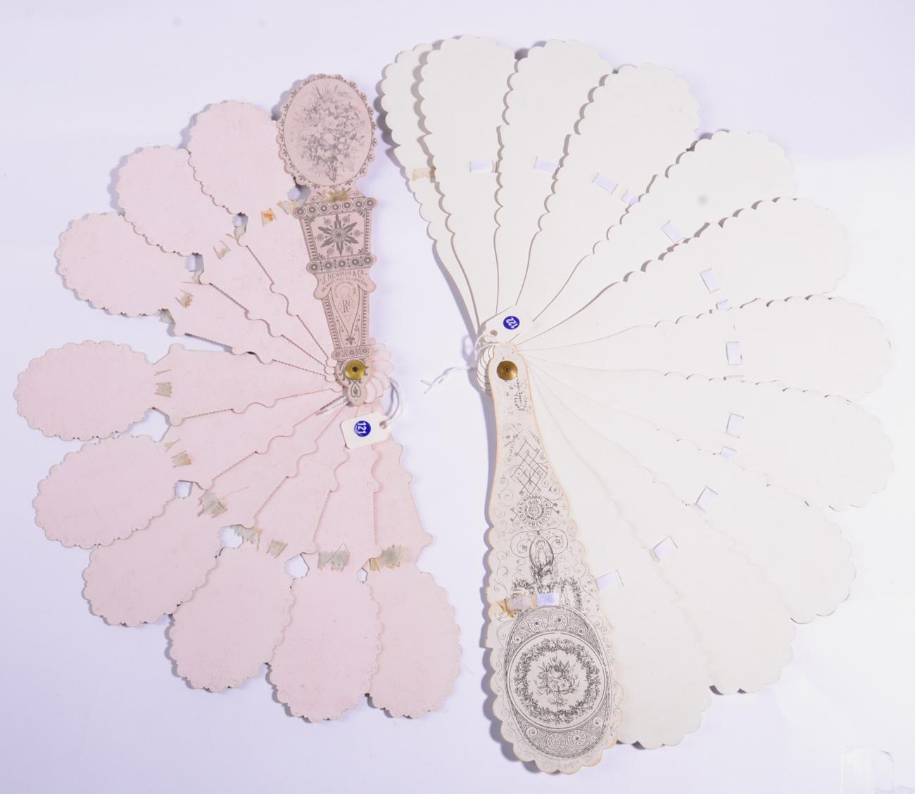 A 19th Century Printed Card Brisé Fan, designed with eight inner sticks each with a view of Arundel, - Image 2 of 2