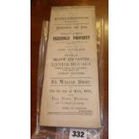 Two 19th c. local property auction notices, maps and details for Bothenhampton (108 acres to be sold