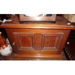 Victorian pine table cabinet