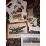 WW2 photos, ephemera and maps (mainly RAF)