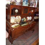 Art Nouveau oak dresser