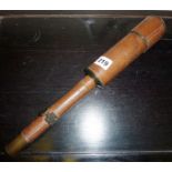 A Davon No.2 Field Micro Telescope in leather sleeve, patent no. 13521-12, and by F. Davidson &