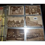 Large postcard albums full of postcards relating to the 1924/25 British Empire Exhibition, approx