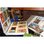 Large album of postcards related to shops, and two others of Travel & Products (3)