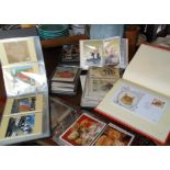 Six various albums of 1st Day Issue cards & covers & postcards including Teddy Bears, Isle of Man